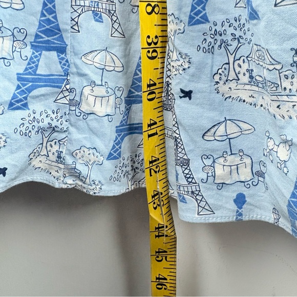 Bernie Dexter Blue Paris Poodle Dress French Pinup Style Rare Vintage Small EUC - Picture 7 of 11